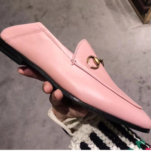 Gucci convertible Pink Brixton Leather loafers Size 37 - Picture 9 of 9